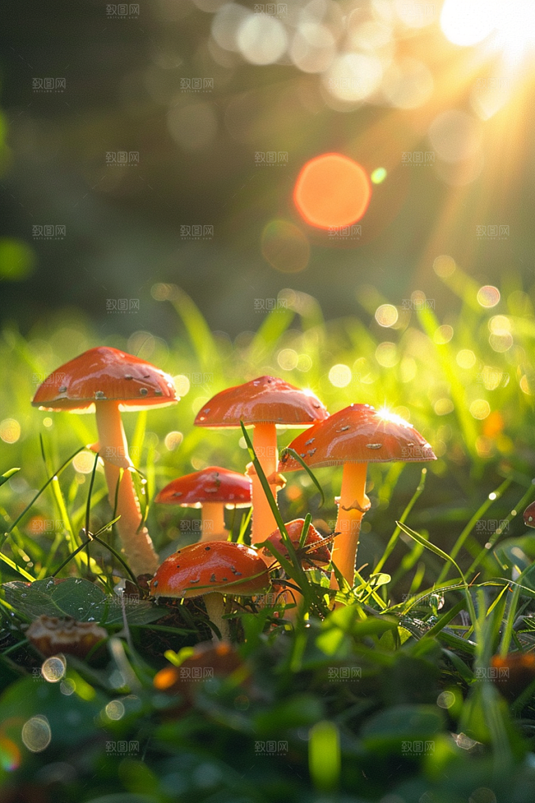 蘑菇美味山珍摄影图