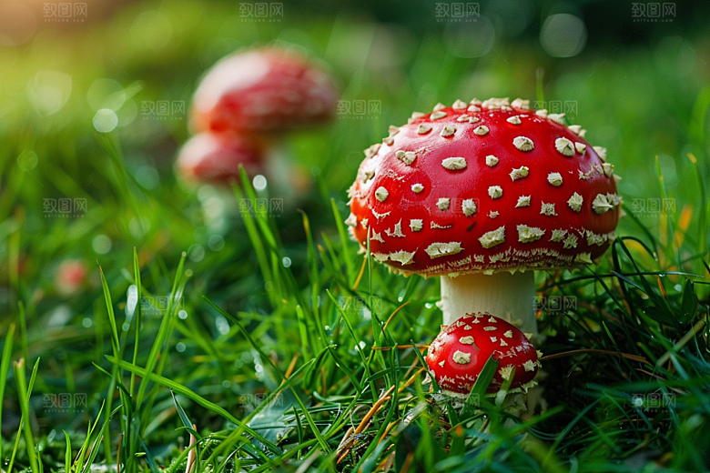 蘑菇鲜美自然摄影图