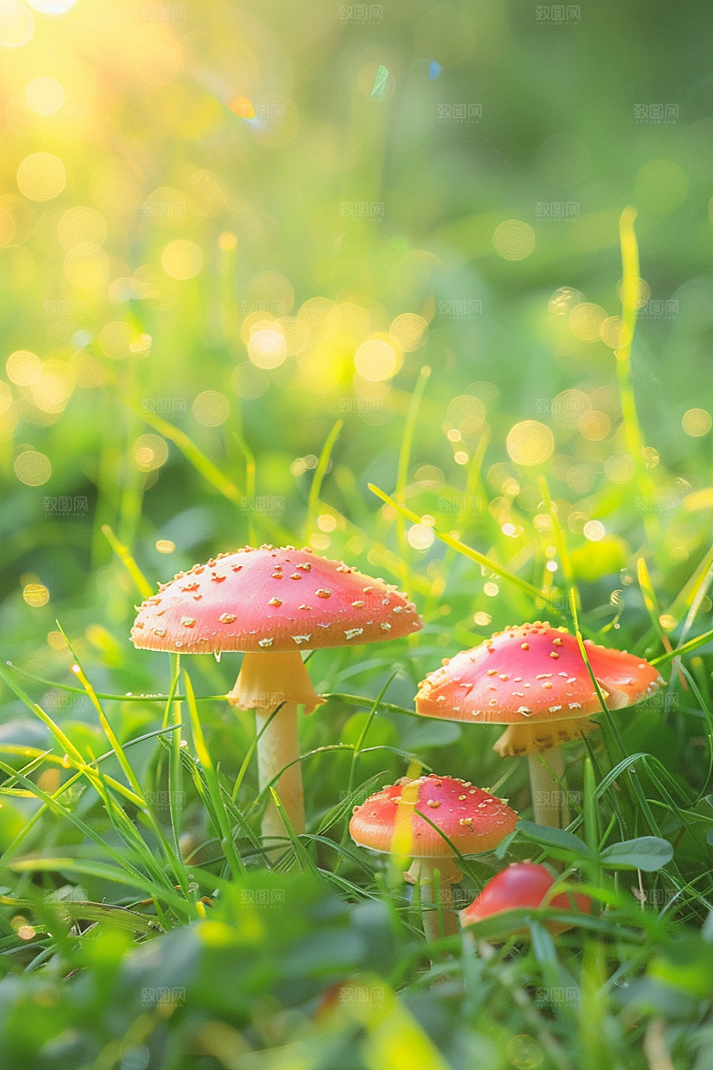 蘑菇云南树林摄影图