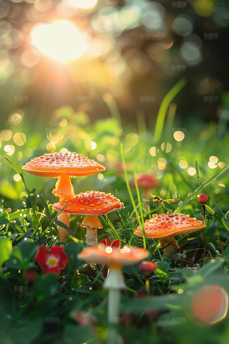蘑菇新鲜食材摄影图