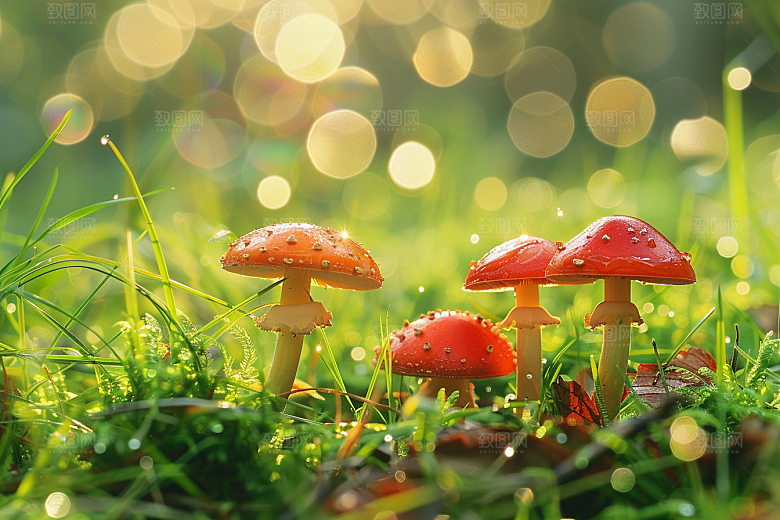 蘑菇菌菇鲜美摄影图