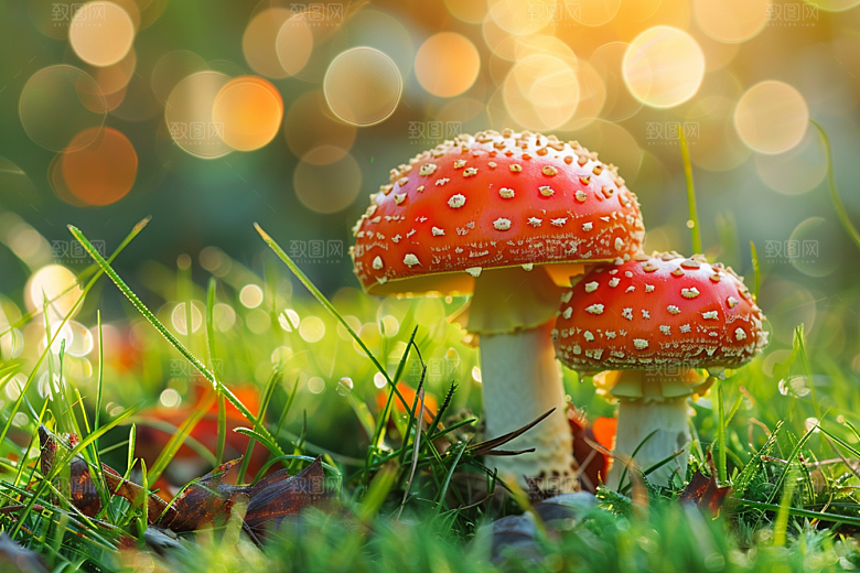蘑菇清新新鲜摄影图