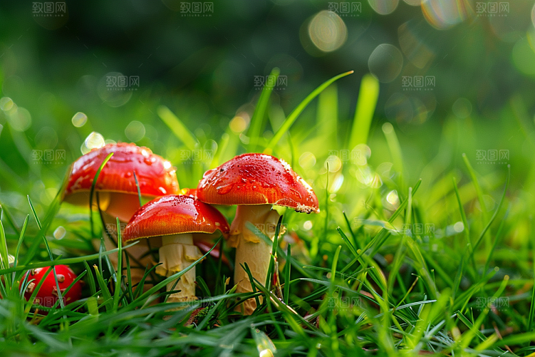 蘑菇清新云南摄影图