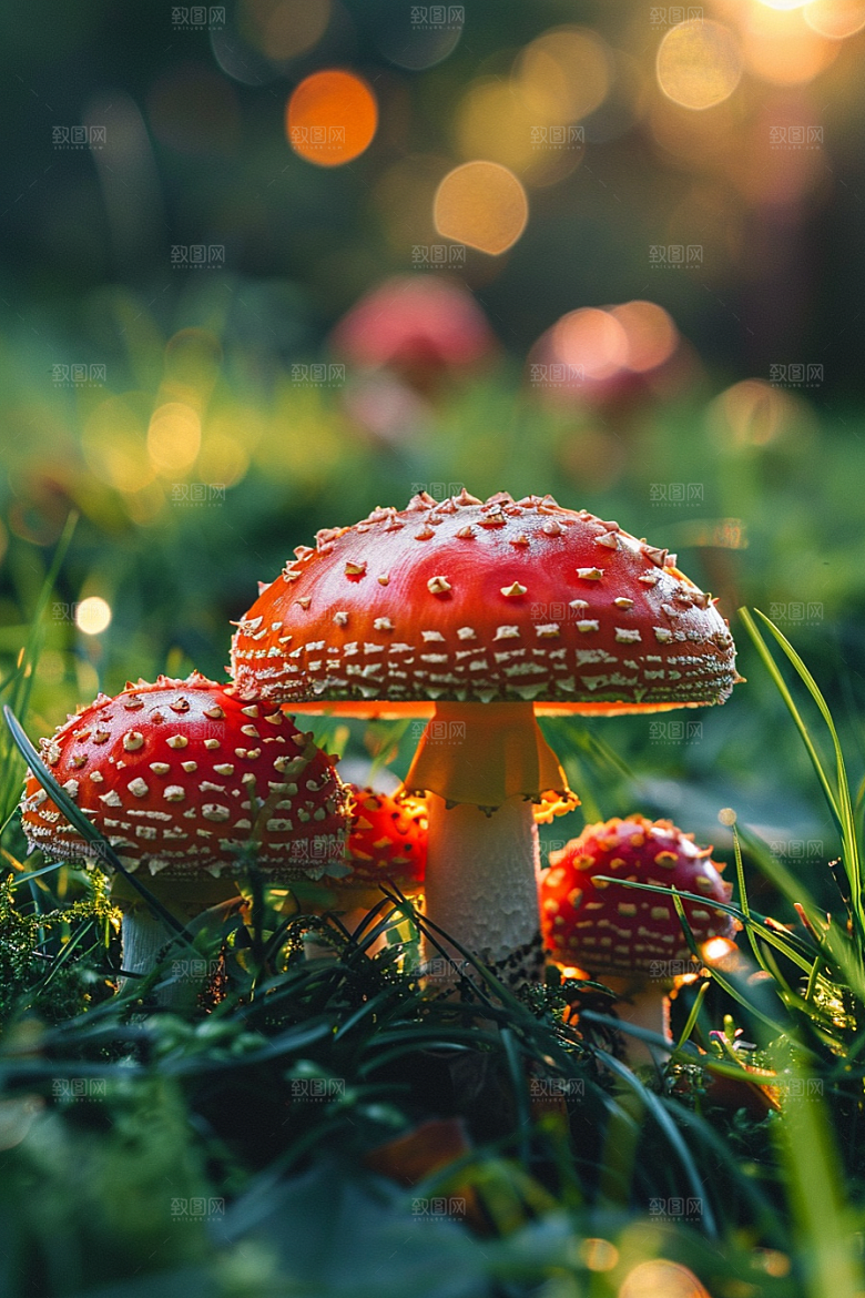 蘑菇山珍自然摄影图