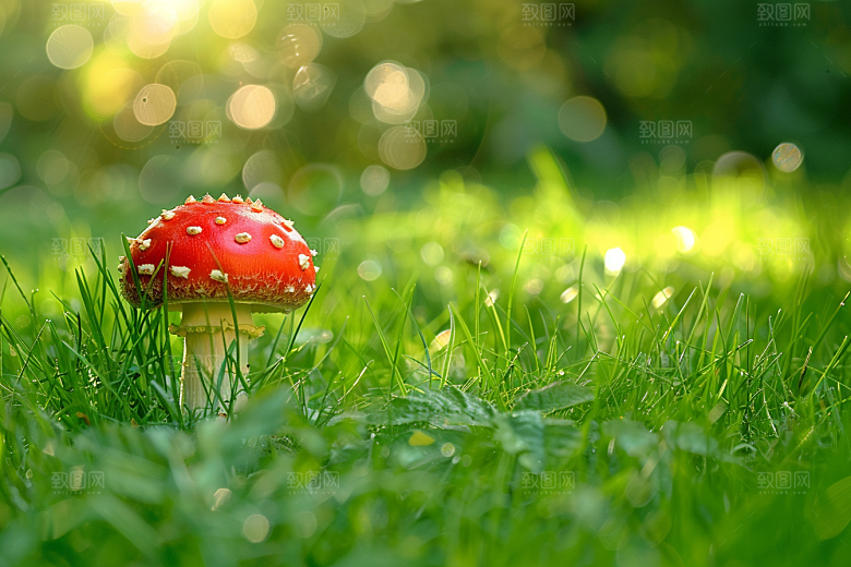蘑菇菌菇新鲜摄影图