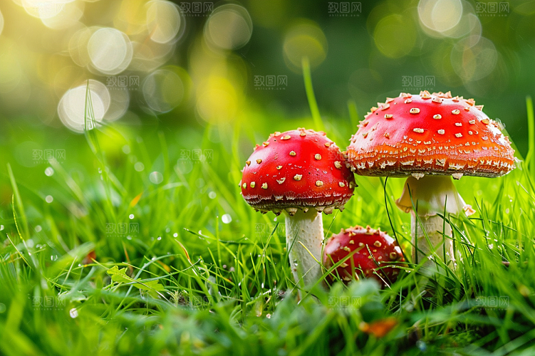 蘑菇树林云南摄影图