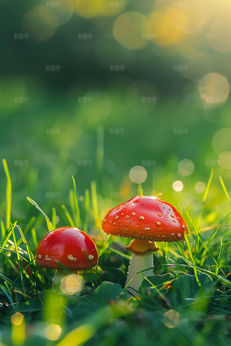 蘑菇食材新鲜摄影图
