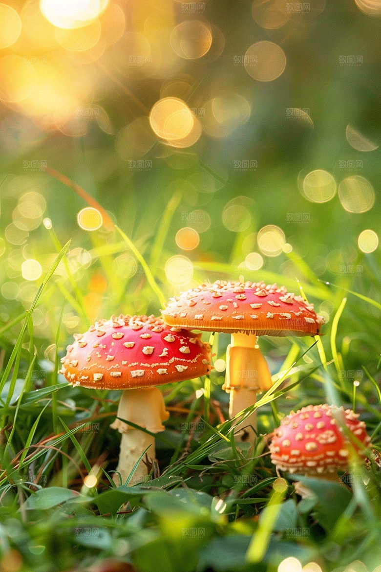 蘑菇山林云南摄影图