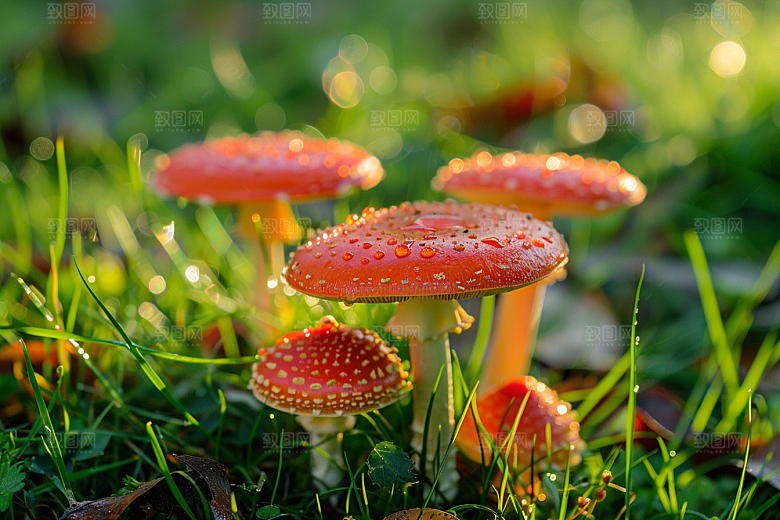 蘑菇鲜美新鲜摄影图