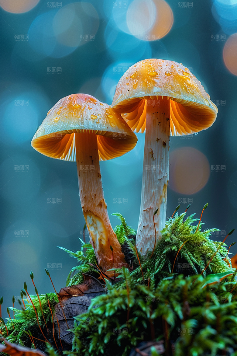 蘑菇山珍食材摄影图