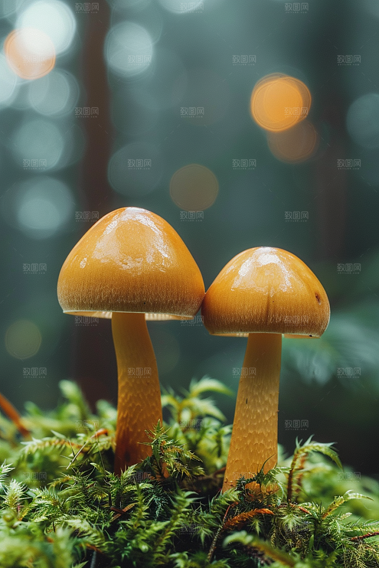 蘑菇山林菌子摄影图