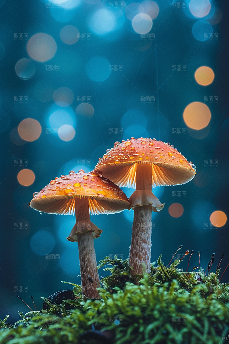 蘑菇美味自然摄影图