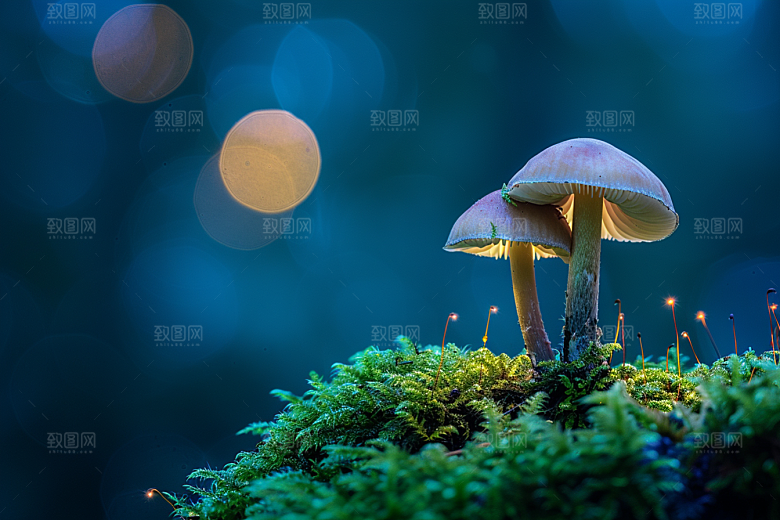 蘑菇食材云南摄影图