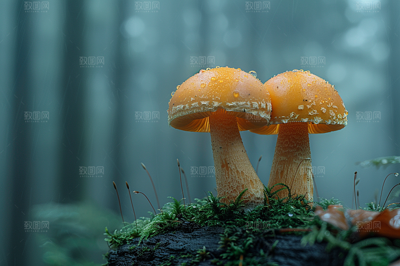 蘑菇菌菇鲜美摄影图