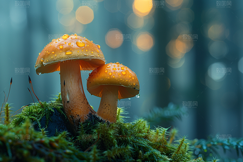 蘑菇云南山珍摄影图