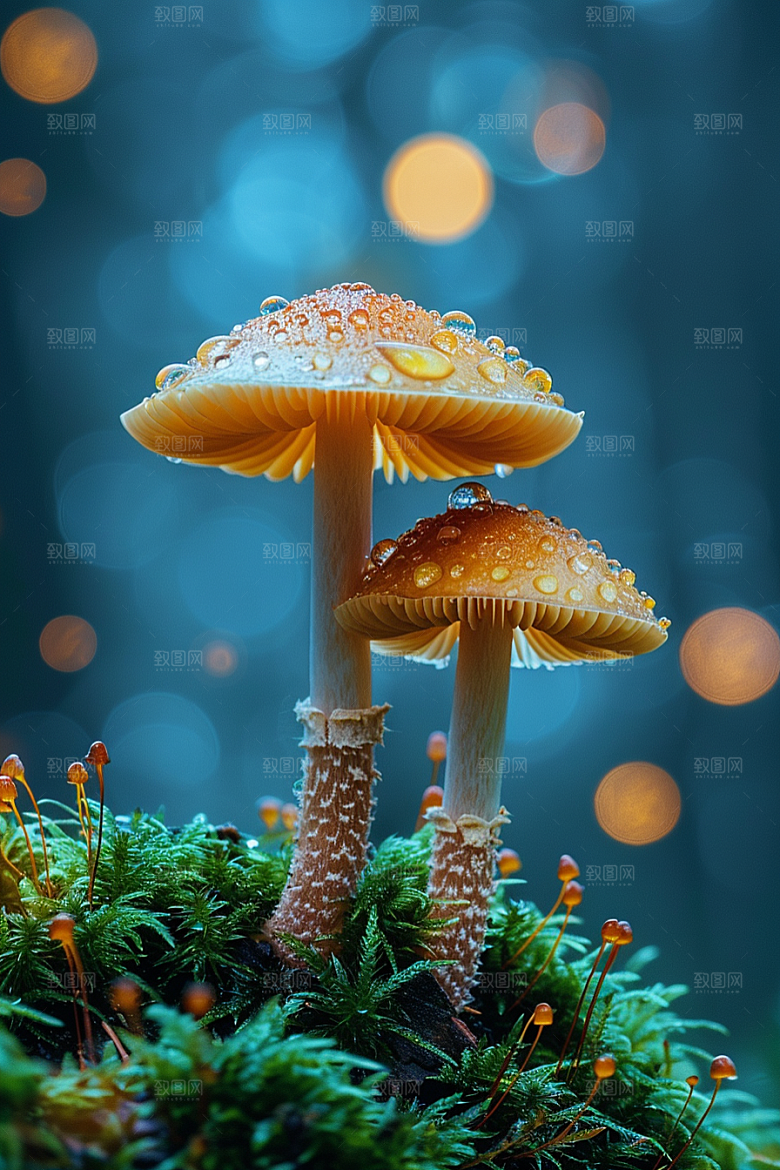 蘑菇清新美味摄影图