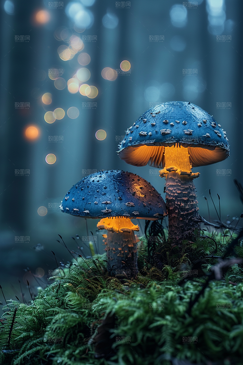 蘑菇山珍菌菇摄影图