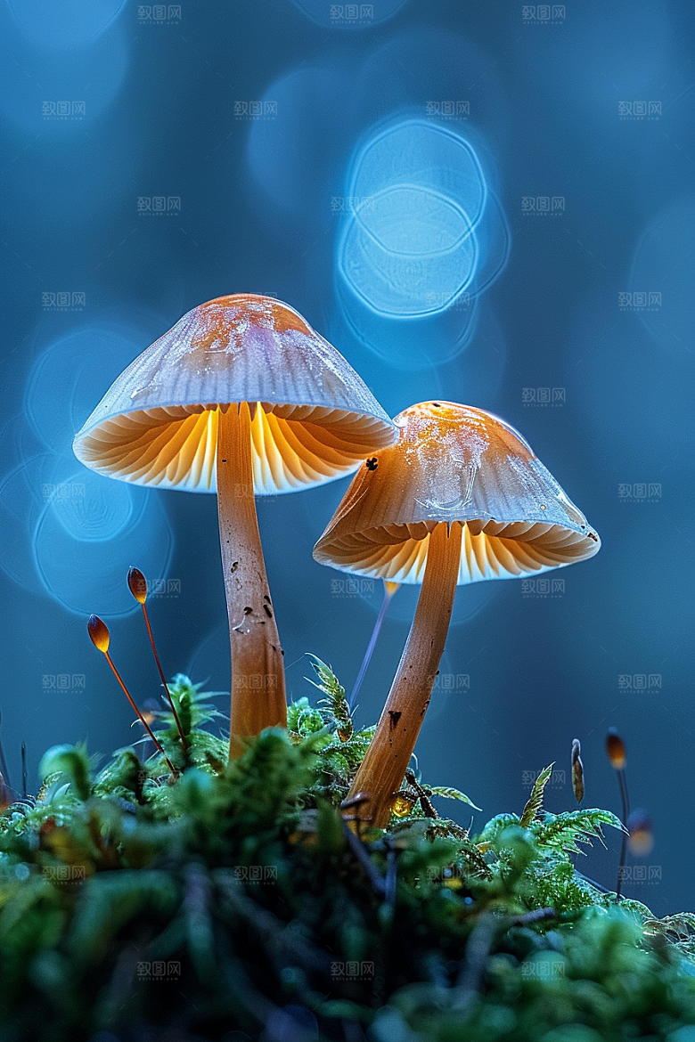 蘑菇鲜美自然摄影图