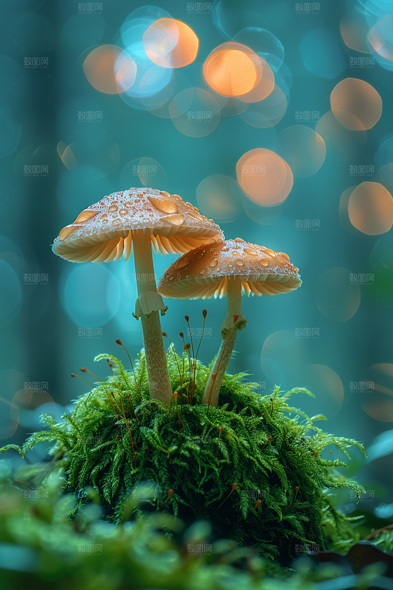 蘑菇菌菇新鲜摄影图