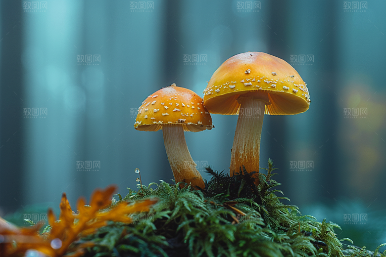 蘑菇高清菌菇摄影图
