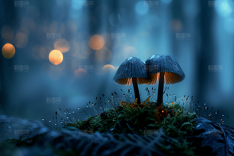 蘑菇食材山珍摄影图