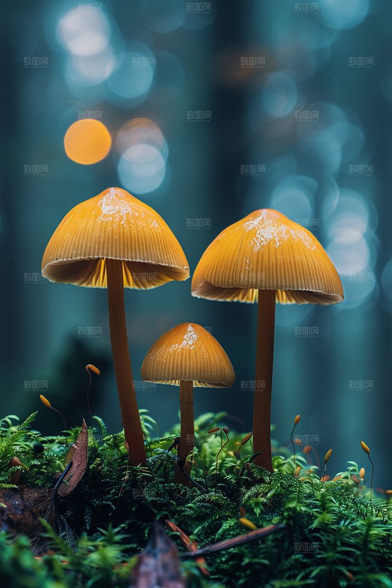 蘑菇清新菌菇摄影图