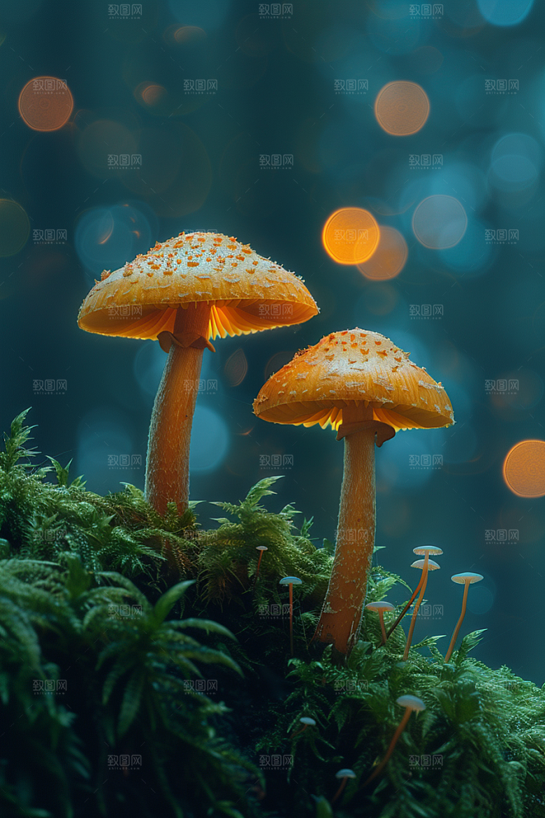 蘑菇菌菇食材摄影图