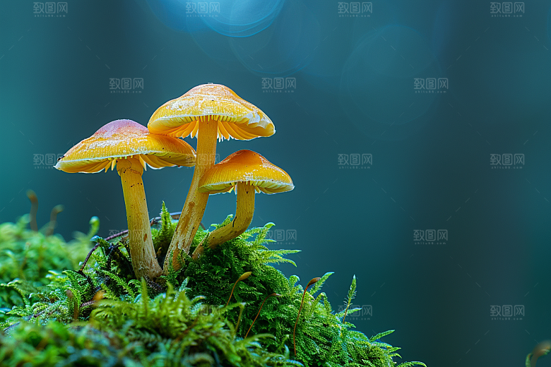 蘑菇清新食材摄影图