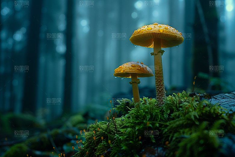 蘑菇菌菇自然摄影图