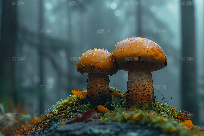 蘑菇云南山珍摄影图