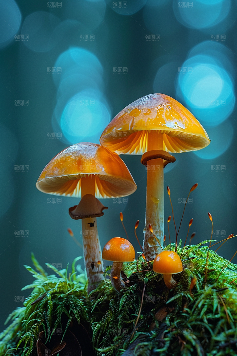 蘑菇鲜美菌菇摄影图