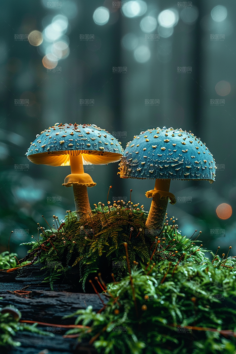 蘑菇新鲜山林摄影图