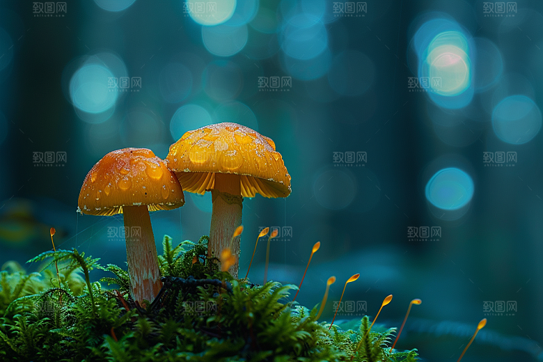 蘑菇自然高清摄影图