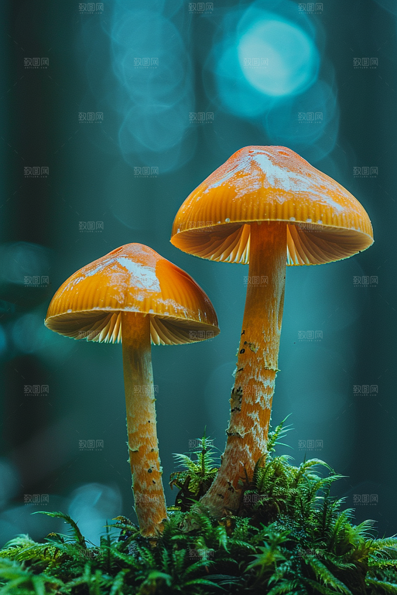 蘑菇清新美味摄影图
