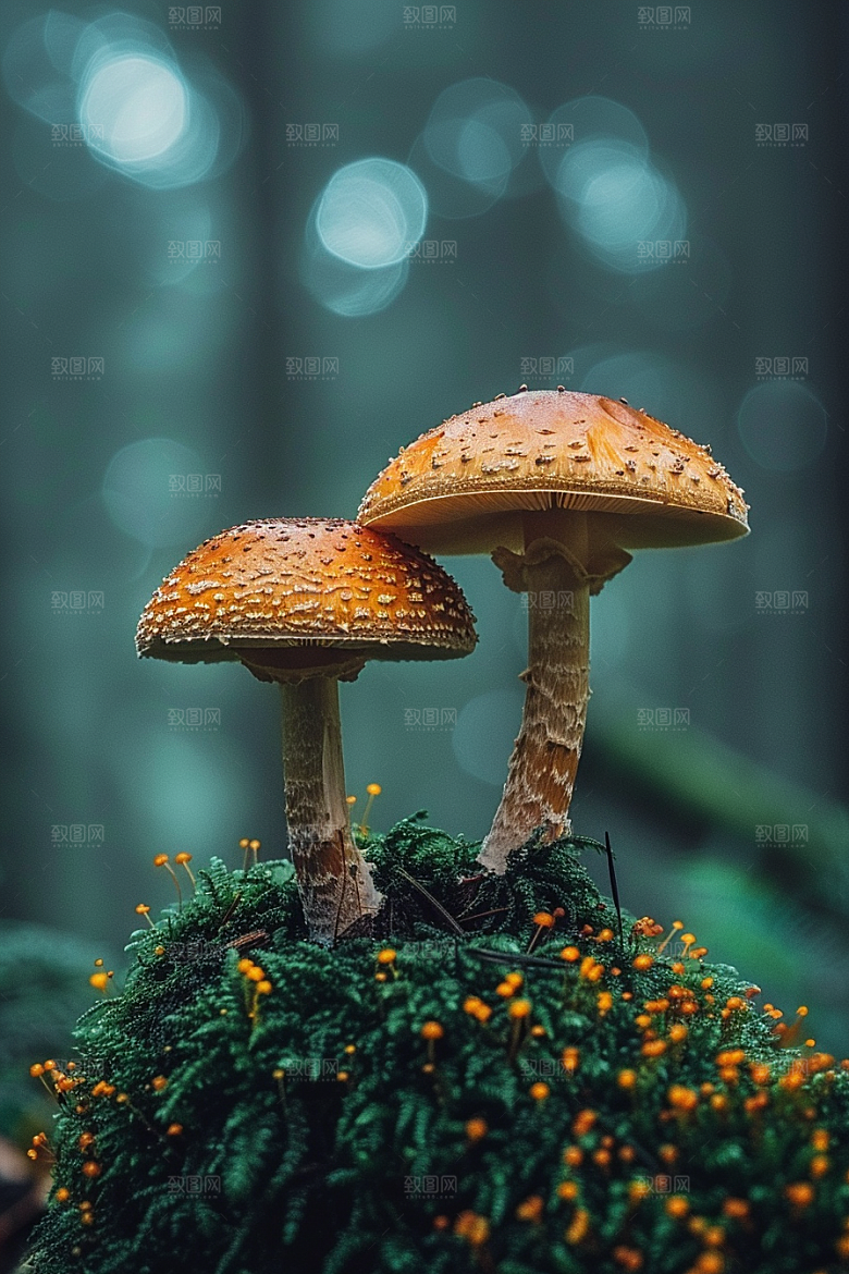 蘑菇食材自然摄影图
