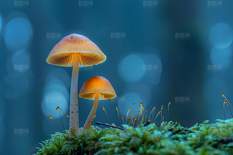 蘑菇山珍自然摄影图