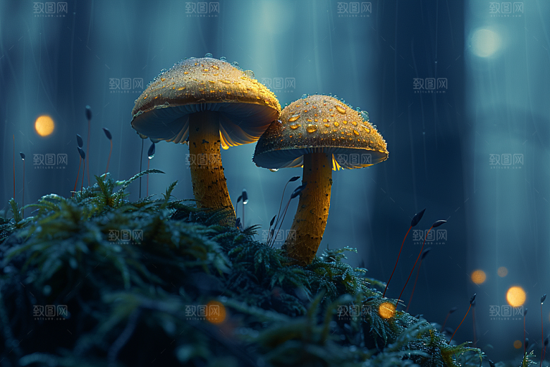 蘑菇新鲜菌子摄影图
