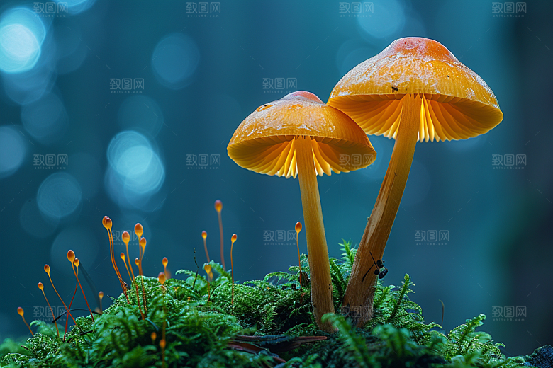 蘑菇高清菌菇摄影图