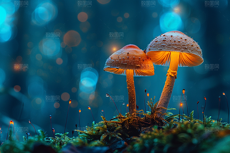 蘑菇菌子自然摄影图