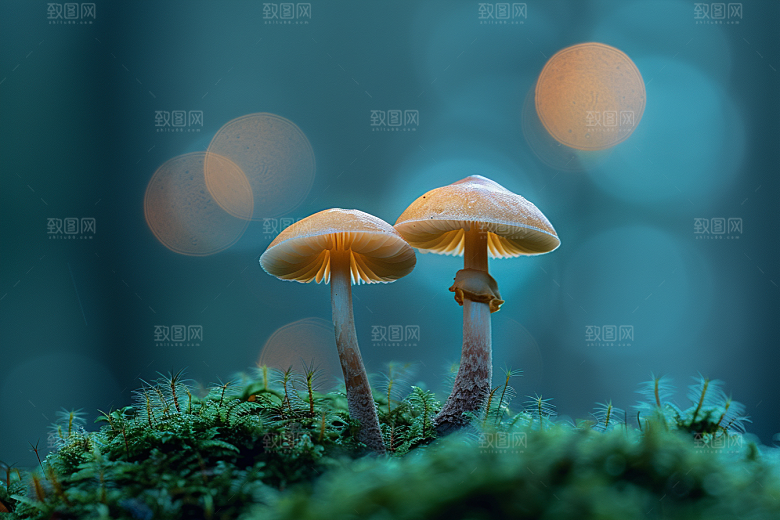 蘑菇菌子鲜美摄影图