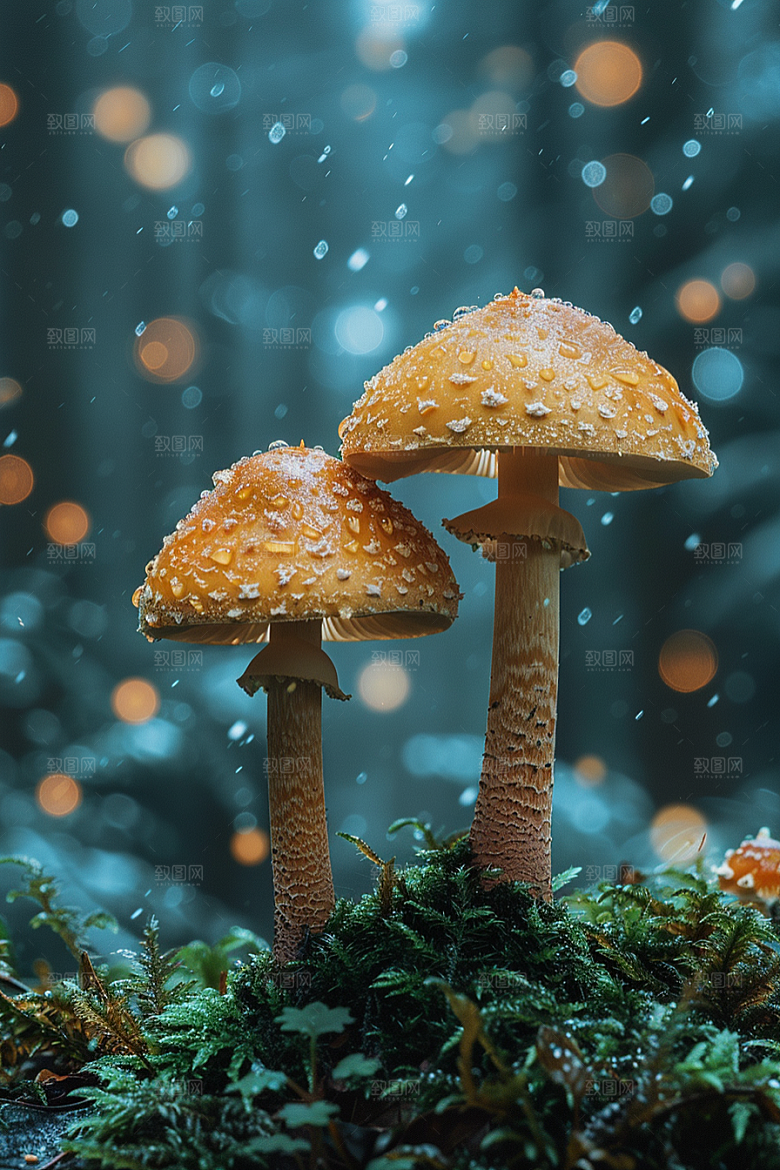 蘑菇美味山林摄影图