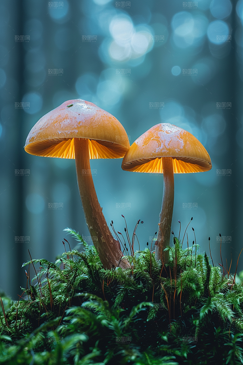 蘑菇菌子高清摄影图