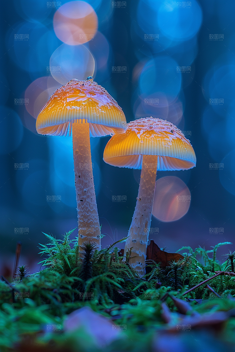 蘑菇鲜美自然摄影图