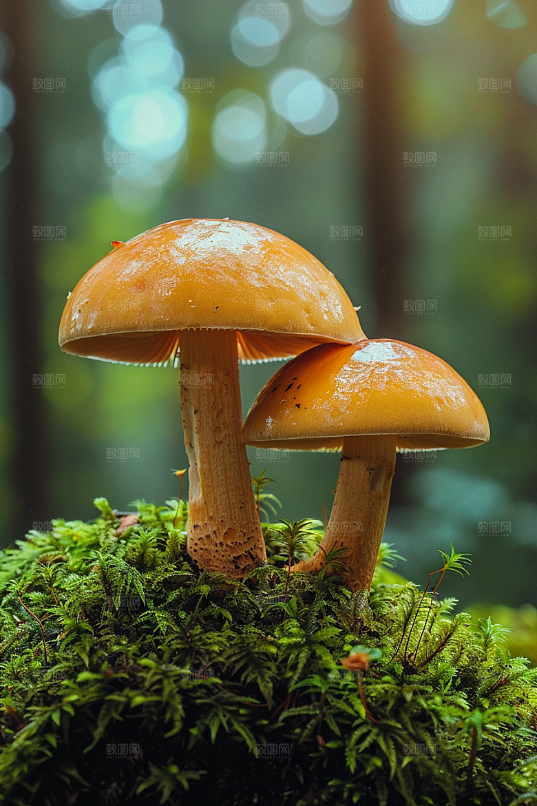蘑菇云南树林摄影图