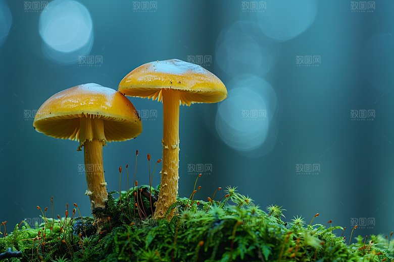 蘑菇清新云南摄影图