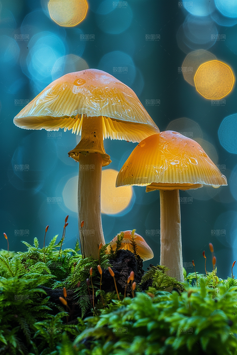 蘑菇树林云南摄影图