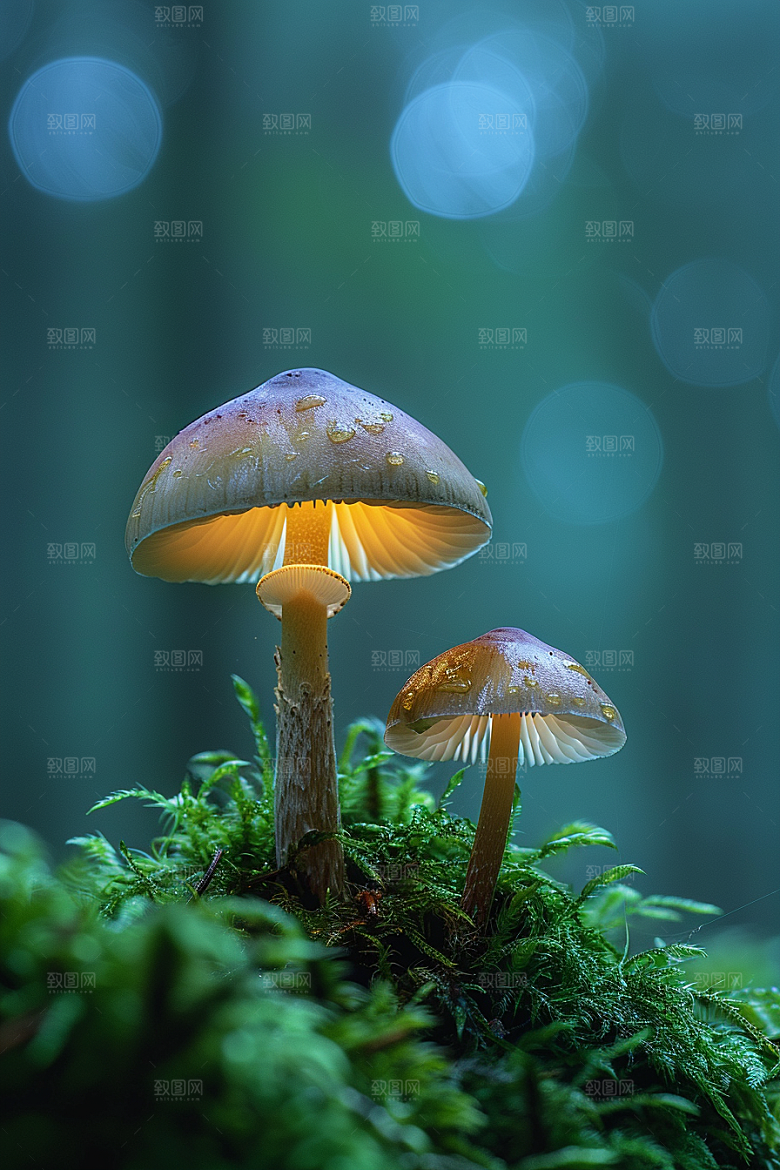 蘑菇清新美味摄影图