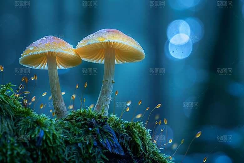 蘑菇菌菇自然摄影图