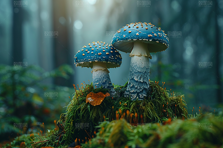 蘑菇云南山珍摄影图