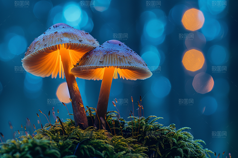 蘑菇食材山珍摄影图